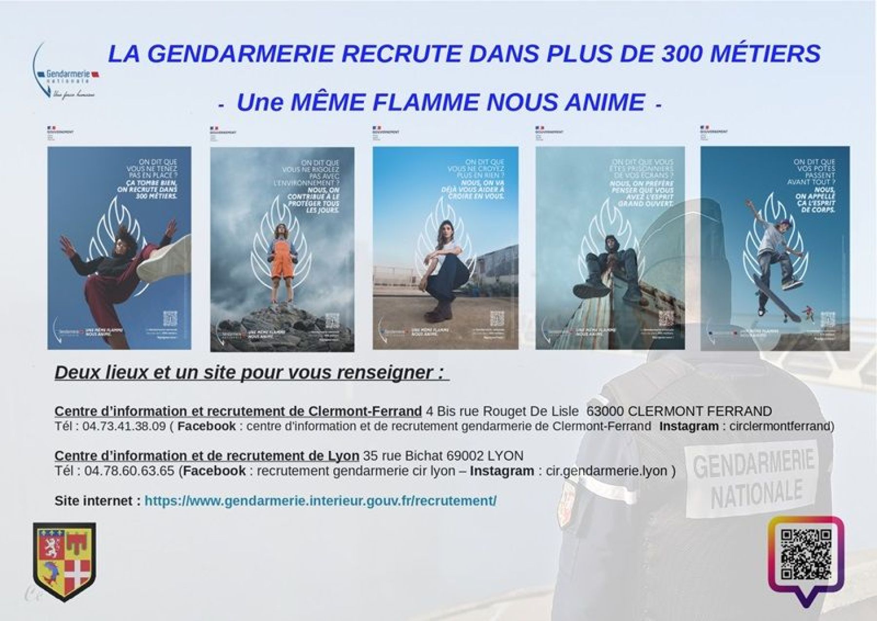 Ardoix - Affiche recrutement de la gendarmerie