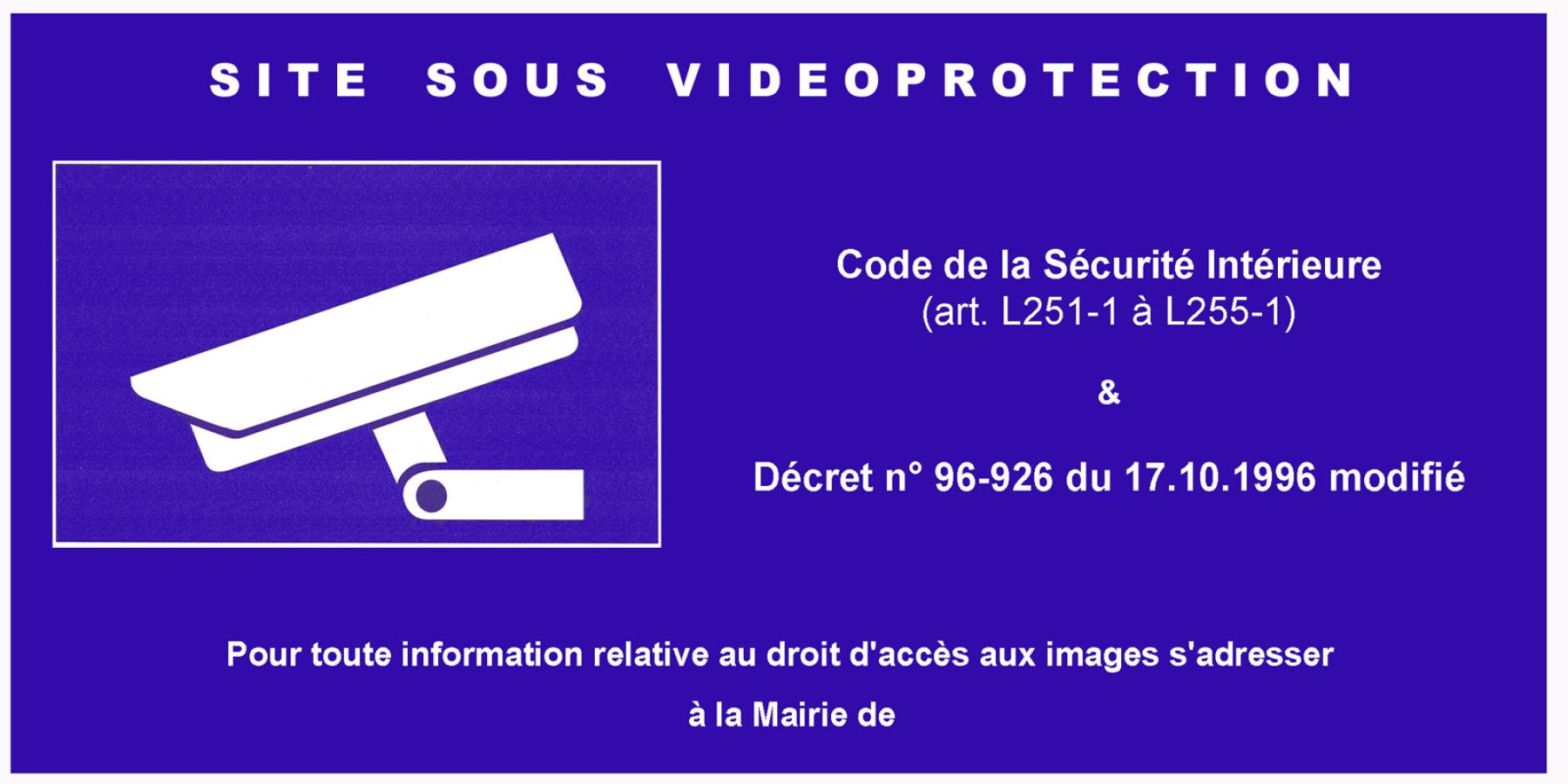 Ardoix - Vidéo protection sur la commune