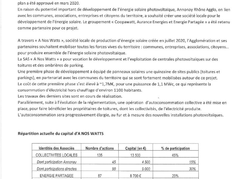 Manifestation d'intérêt spontanée